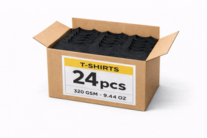 TRUE HEAVY TEE          320 GSM - 9.44 OZ     （24 pcs）