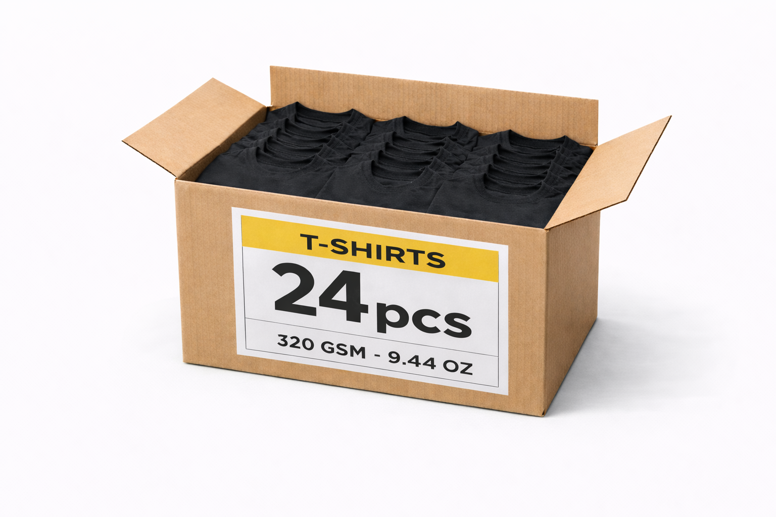 TRUE HEAVY TEE          320 GSM - 9.44 OZ     （24 pcs）