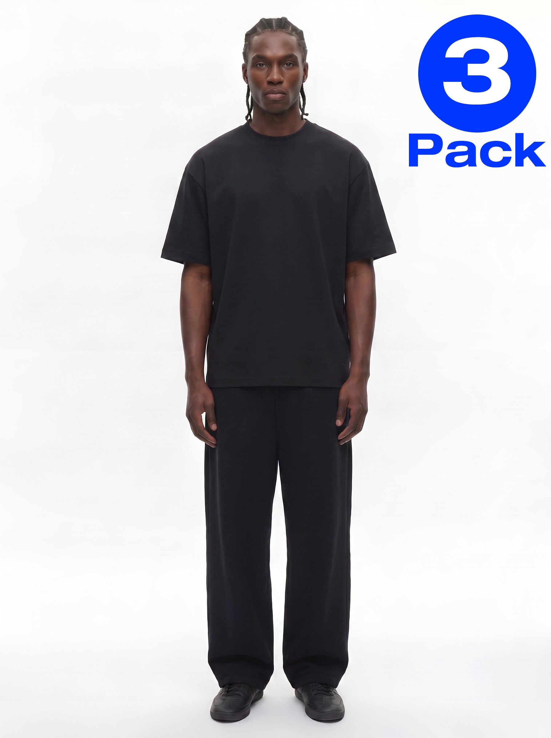 [3-Pack] OVER SIZE SHORT SLEEVE T-Shirt _ 320gsm / 9.44oz