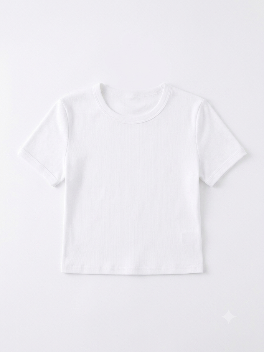 JUNIOR CROP TOP T-Shirt _ 140gsm / 4.13oz