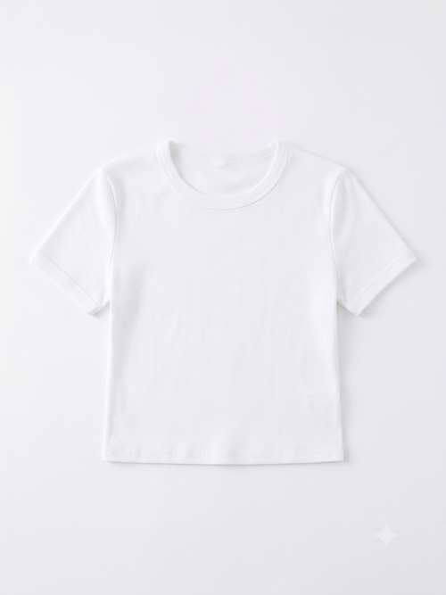 JUNIOR CROP TOP T-Shirt _ 140gsm / 4.13oz