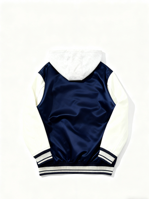 Unisex Letterman Jacket with Hood