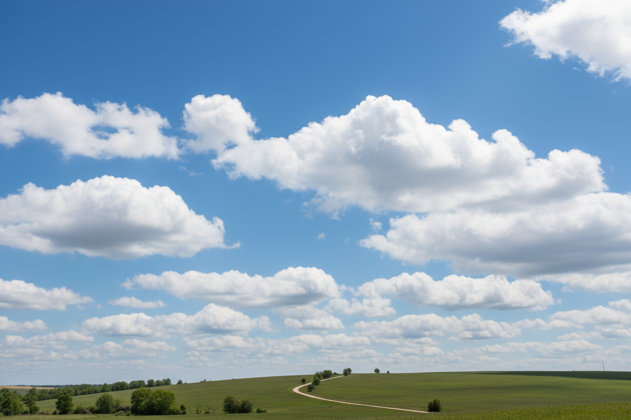 blue sky with cloud