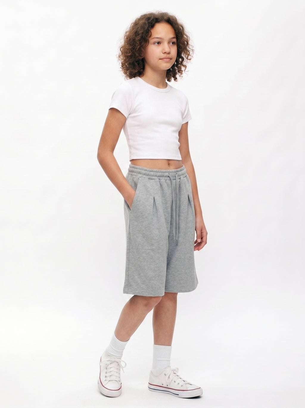 JUNIOR CROP TOP T-Shirt _ 140gsm / 4.13oz