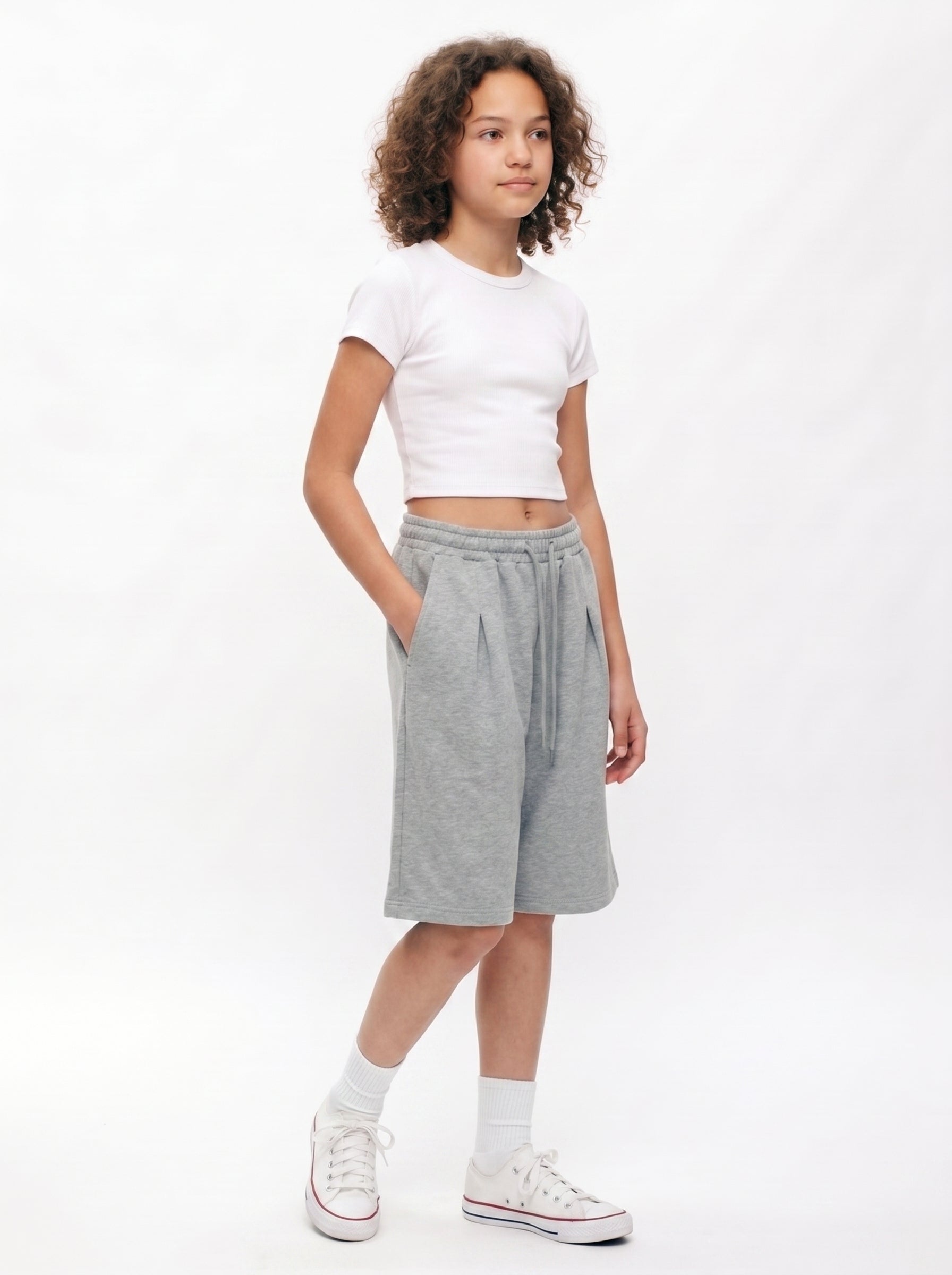JUNIOR CROP TOP T-Shirt _ 140gsm / 4.13oz